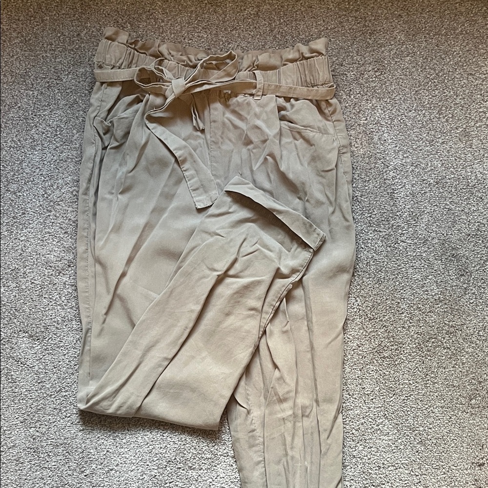 Thread & Supply Tan Straight Leg Pants
